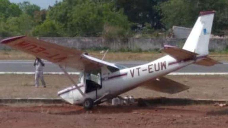 ट्रेनिंग के दौरान दुर्घटनाग्रस्त हुआ विमान, पायलट गंभीर रूप से घायल