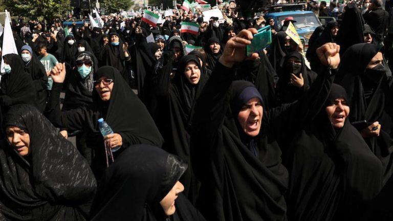 US using unrest to weaken country, says Iran amid anti-hijab protests