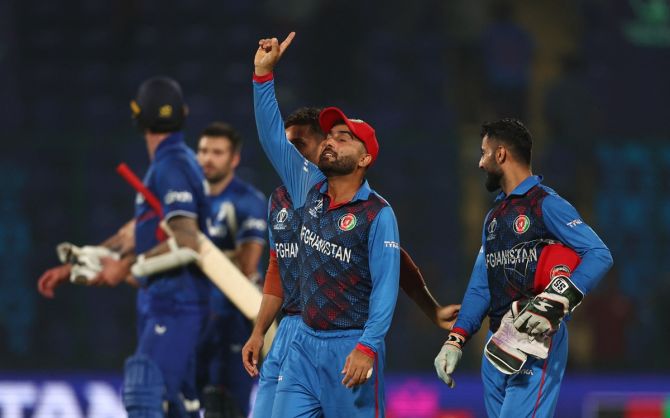 ICC World Cup 2023 Afghanistan won by 69 runs against England