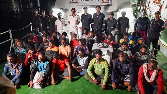 35 fishermen, arrested by British Navy, handed over to Indian Coast Guard